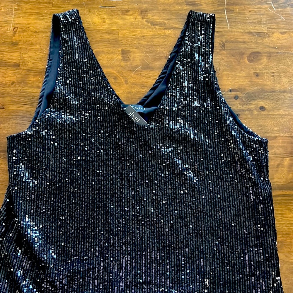 NWT Black sequin tank for all occasions.